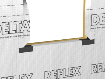 Пароизоляционная плёнка с алюминиевым рефлексным слоем DELTA-REFLEX