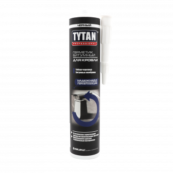 TITAN Professional Герметик битумный для кровли, 310 мл