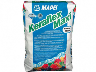 Клей улучшенный на цементной основе Keraflex Maxy S1 белый, 25 кг