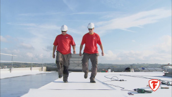 Армированная ТПО мембрана Firestone (Elevate) UltraPly TPO, толщина 1.14 мм, размер: 3,05 м х 30,5 м